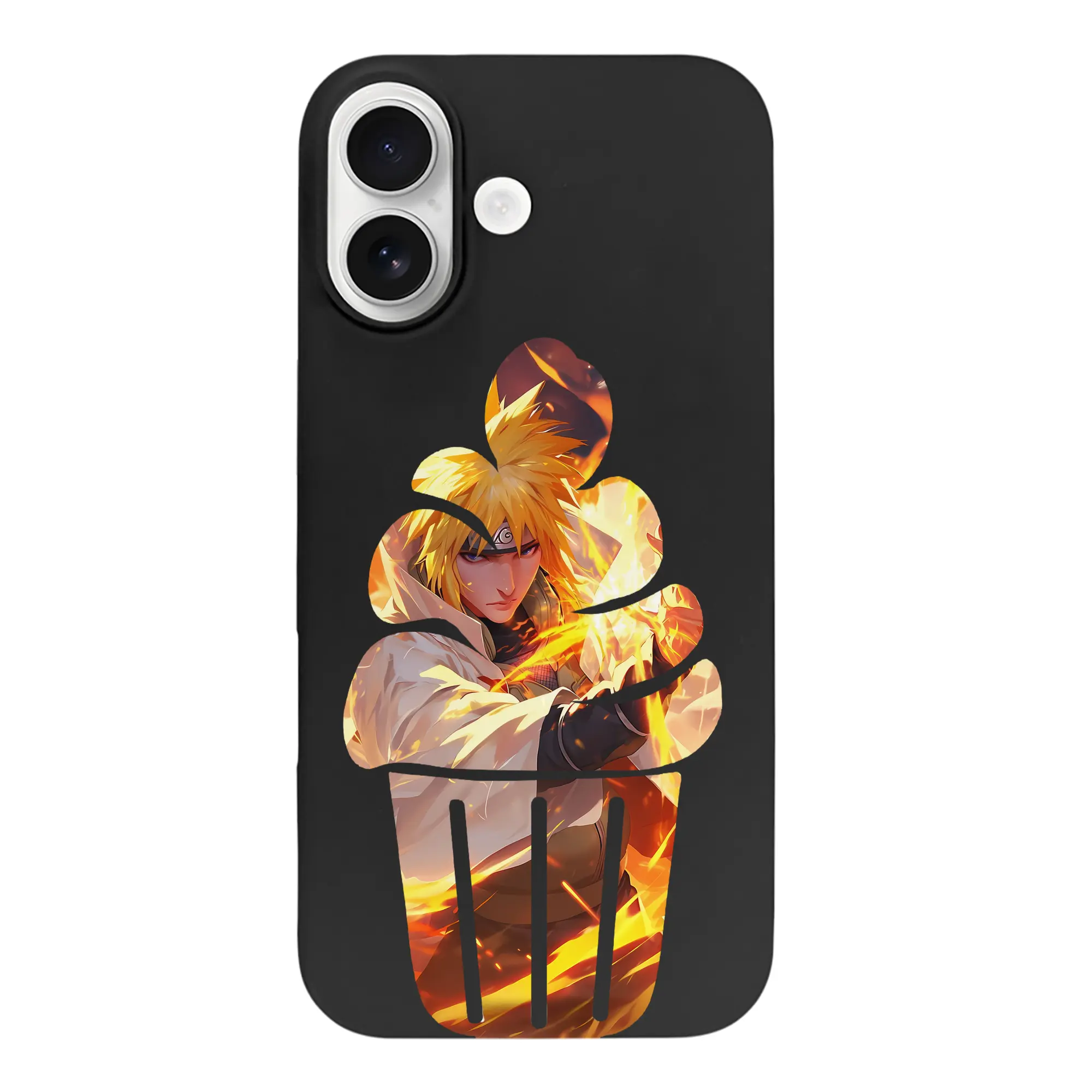 ナルト グッズ 波風 ミナト - iPhone 17 シリーズ シリコンケース 薄型 耐衝撃 指紋防止 ソフトタッチカバー 精密フィット 傷防止 保護ケース iPhone 17/17 Air/17 Pro/17 Pro Max 対応